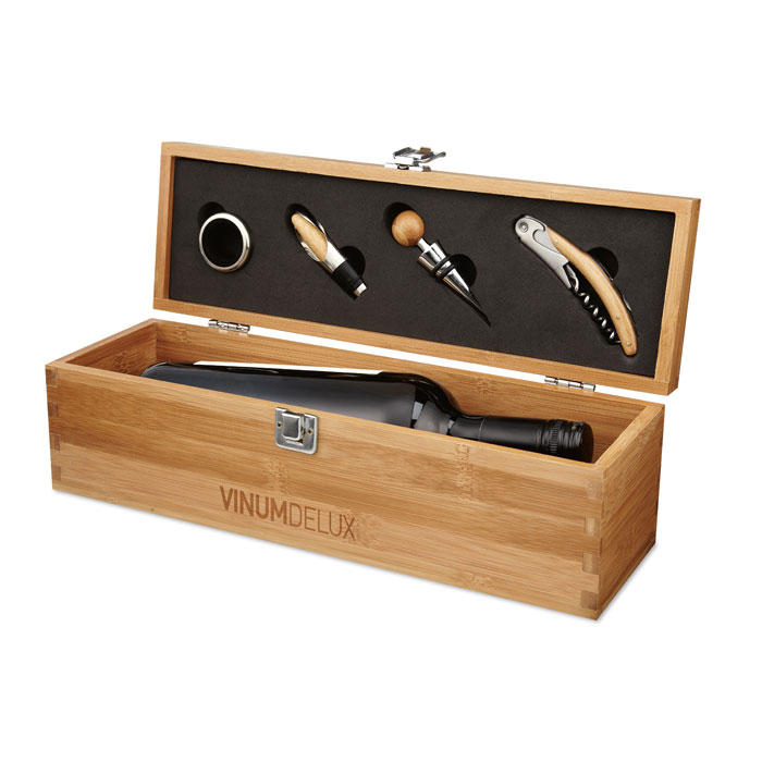 Bamboo wine gift set | Eco gift